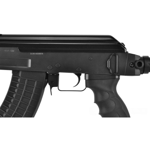 Golden Eagle AK47 RIS Tactical AEG Airsoft Gun w/ Foregrip - BLACK