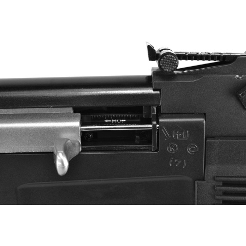 Golden Eagle AK47 RIS Tactical AEG Airsoft Gun w/ Foregrip - BLACK