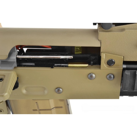 Golden Eagle Full Metal Tactical AK74 RIS Airsoft AEG Rifle - TAN