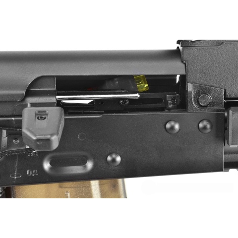 Golden Eagle Tactical AK74 Airsoft AEG Rifle w/ LE Stock - BLACK