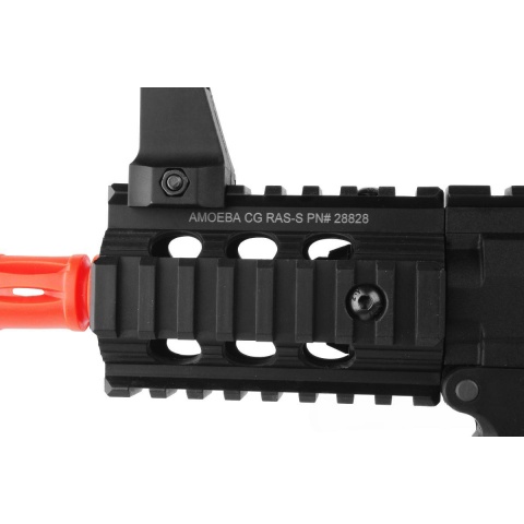 ARES Amoeba M4 Stubby Combat Gear AM-007 CQB Airsoft AEG Rifle - (Black)