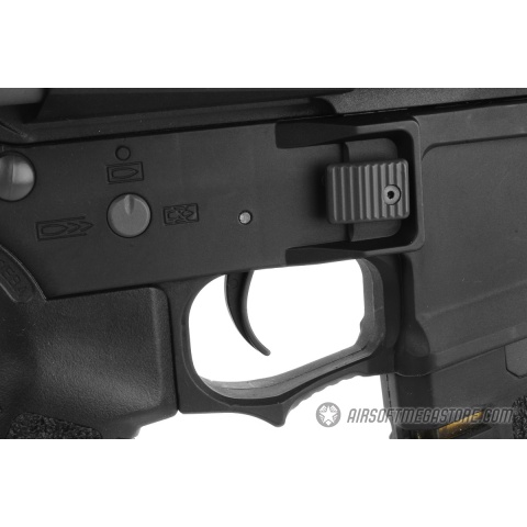 ARES Amoeba M4 Stubby Combat Gear AM-007 CQB Airsoft AEG Rifle - (Black)