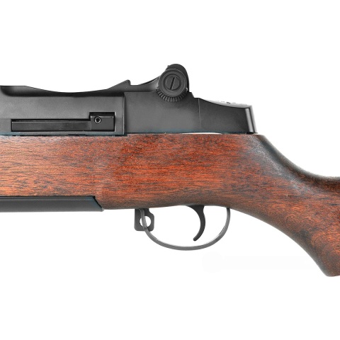 ICS M1 Garand World War II Full Metal Airsoft AEG Rifle - REAL WOOD