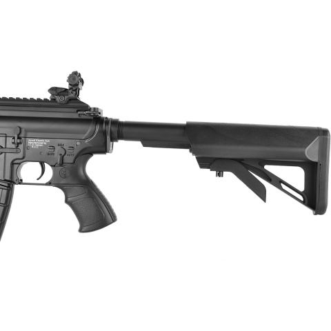 ICS CXP-16L Full Metal Airsoft AEG Rifle w/ Barrel Extension - BLACK