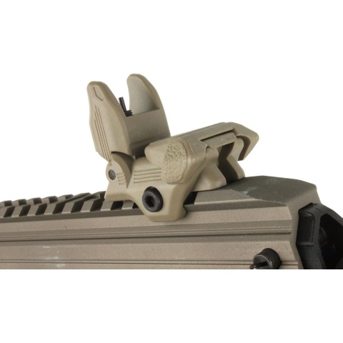 ICS CXP-16L Full Metal Airsoft AEG Rifle w/ Barrel Extension - TAN