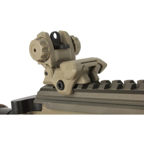 ICS CXP-16L Full Metal Airsoft AEG Rifle w/ Barrel Extension - TAN