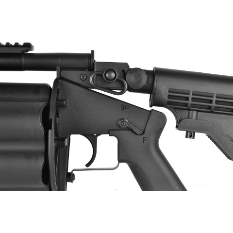 ICS MGL LB Full Metal RAS 6-Round Revolving Airsoft Grenade Launcher