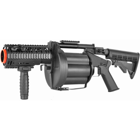 ICS MGL SB Full Metal RAS Airsoft 6-Round Revolving Grenade Launcher