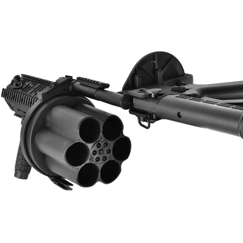 ICS MGL SB Full Metal RAS Airsoft 6-Round Revolving Grenade Launcher