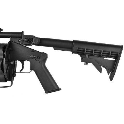 ICS MGL SB Full Metal RAS Airsoft 6-Round Revolving Grenade Launcher