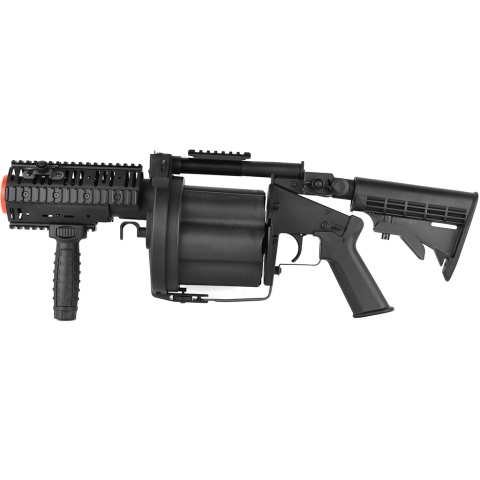 ICS MGL SB Full Metal RAS Airsoft 6-Round Revolving Grenade Launcher