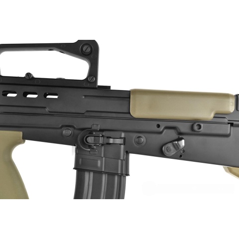 ICS L85 A2 Carbine Full Metal Bullpup Airsoft AEG Rifle - BLACK / OD - ( DISCONTINUED)