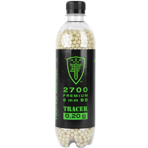 Elite Force 0.20g 2700 Round Seamless Tracer 6mm Airsoft BBs (Color: Green)