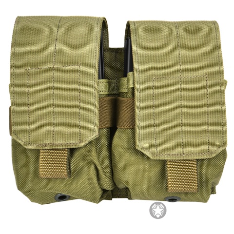 Flyye Industries 1000D MOLLE Double M14 Magazine Pouch - RANGER GREEN