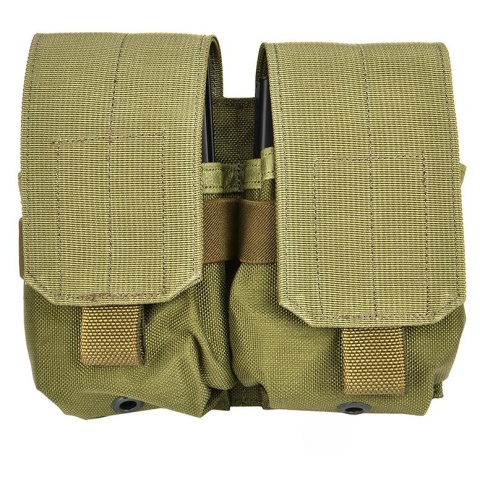 Flyye Industries 1000D MOLLE Double M14 Magazine Pouch - RANGER GREEN