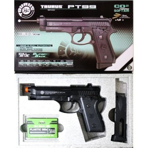 KWC  TAURUS Licensed PT99 Full Metal Airsoft CO2 Blowback Pistol - DISCONTINUED