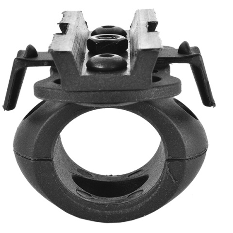 Valken Tactical Airsoft Helmet Swivel 20mm Flashlight Clamp - BLACK