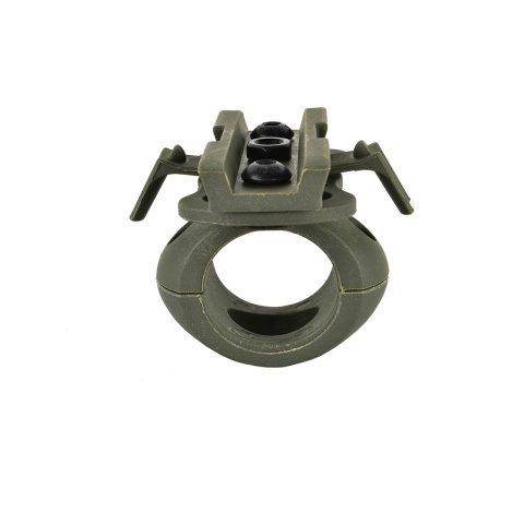 Valken Tactical Airsoft Helmet Swivel 20mm Flashlight Clamp - FOLIAGE