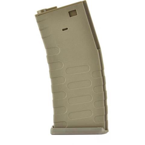 APS Airsoft 300rd M4 / M16 / UAR High Capacity AEG U-Mag - TAN