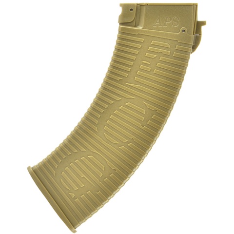APS 500rd High Capacity AK47 / AK74 Airsoft AEG Magazine - TAN