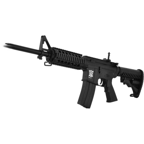 APS Kompetitor PR Series M4 RIS Electric Blowback Airsoft AEG - BLACK