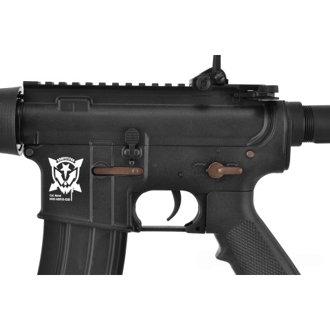 APS Kompetitor PR Series M4 RIS Electric Blowback Airsoft AEG - BLACK