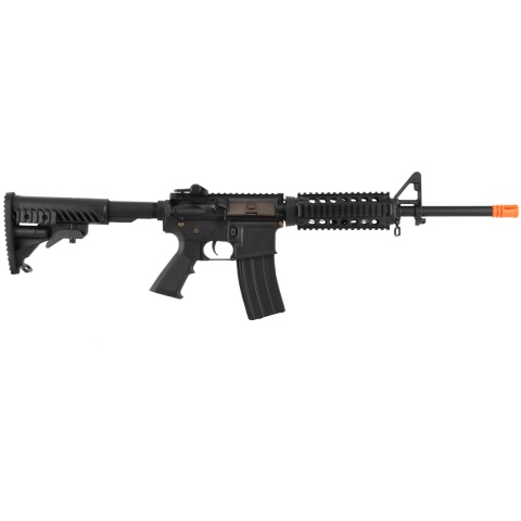 APS Kompetitor PR Series M4 RIS Electric Blowback Airsoft AEG - BLACK