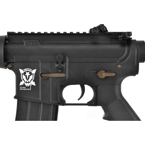 APS Kompetitor C33 Style M4 CQB Electric Blowback Airsoft AEG - BLACK