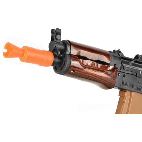 E&L Airsoft AK74U A104 AEG Steel Airsoft Rifle w/ Wood Handguard