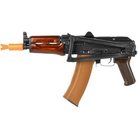 E&L Airsoft AK74U A104 AEG Steel Airsoft Rifle w/ Wood Handguard