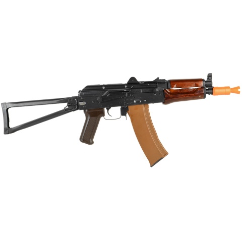 E&L Airsoft AK74U A104 AEG Steel Airsoft Rifle w/ Wood Handguard