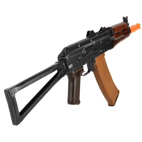 E&L Airsoft AK74U A104 AEG Steel Airsoft Rifle w/ Wood Handguard