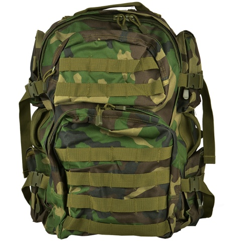 NcStar VISM Tactical Assault MOLLE Airsoft Backpack - Woodland