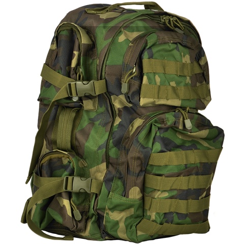 NcStar VISM Tactical Assault MOLLE Airsoft Backpack - Woodland