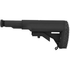 Golden Eagle Retractable Crane Stock w/ Buffer Tube - Black