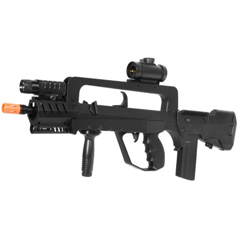 Cybergun Licensed FAMAS SV Foreign Legion Spring Assault Rifle + Scope