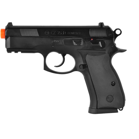 ASG Licensed CZ 75D Compact Spring Airsoft Pistol w/ Accessory Rail