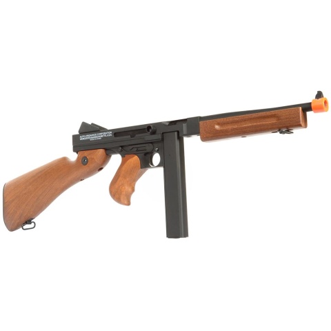 465 FPS Airsoft Fully Trademarked Full Metal Gearbox M1A1 Tommy Gun AEG Rifle