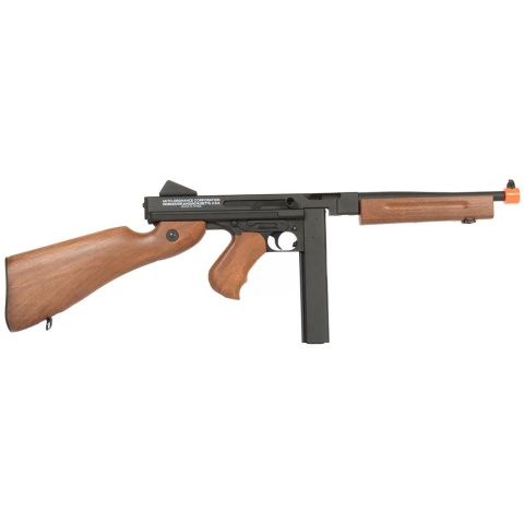 465 FPS Airsoft Fully Trademarked Full Metal Gearbox M1A1 Tommy Gun AEG Rifle