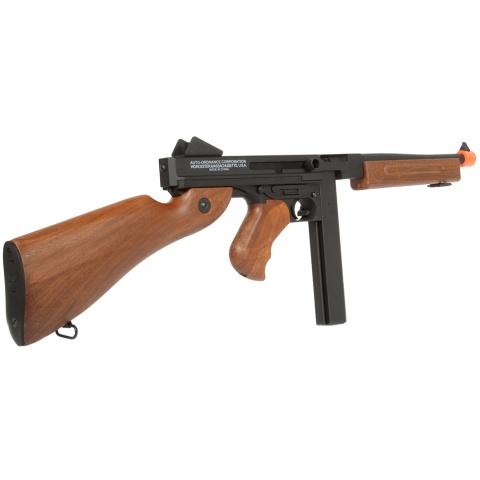 465 FPS Airsoft Fully Trademarked Full Metal Gearbox M1A1 Tommy Gun AEG Rifle