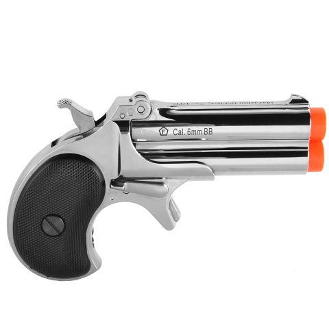 ASG Marushin 6mm Derringer Gas Powered Airsoft NBB Pistol - CHROME