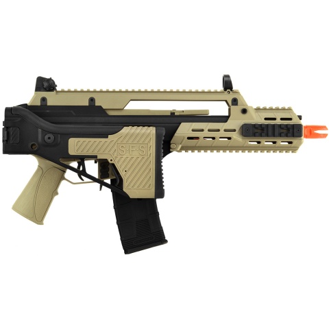ICS G33 Series R36 RIS Airsoft Gun Assault Rifle AEG - BLACK/TAN