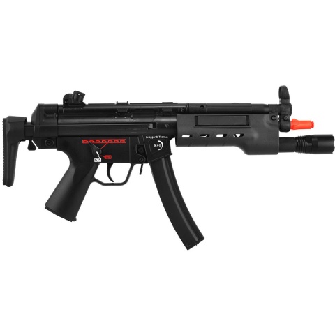 ICS MX5-A5 Submachine Gun AEG Airsoft SMG w/ Flashlight Handguard