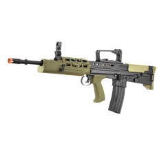 ICS L85 A2 Metal Full Length Bullpup Airsoft AEG Rifle - BLACK/OD