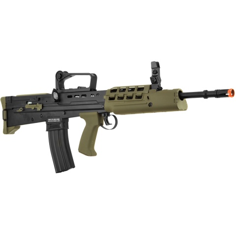 ICS L85 A2 Metal Full Length Bullpup Airsoft AEG Rifle - BLACK/OD