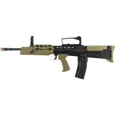 ICS L85 A2 Metal Full Length Bullpup Airsoft AEG Rifle - BLACK/OD