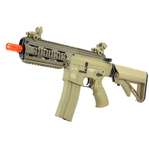 ICS Full Metal CXP-16S Short Proline M4 RIS Airsoft AEG Rifle - TAN