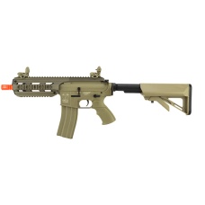 ICS Full Metal CXP-16S Short Proline M4 RIS Airsoft AEG Rifle - TAN