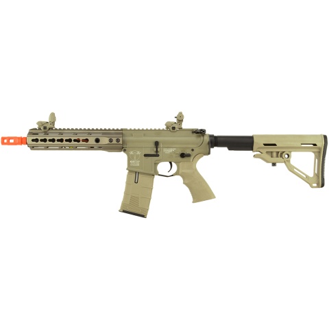 ICS CXP UK1 TransforM4 EBB KeyMod Airsoft M4 AEG Rifle Short - TAN