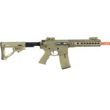 ICS CXP UK1 TransforM4 EBB KeyMod Airsoft M4 AEG Rifle Short - TAN